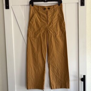 Anthropologie Tan Wide Leg Pants